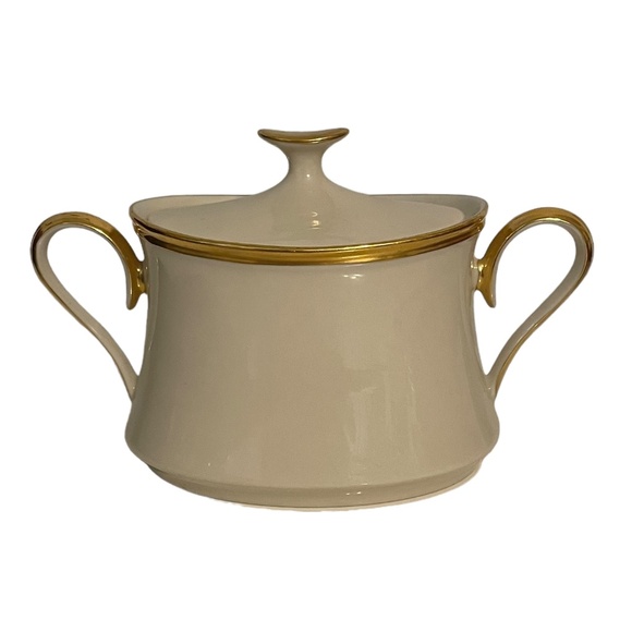 Lenox Other - Lenox Eternal Gold Trim Sugar Bowl w/ Lid